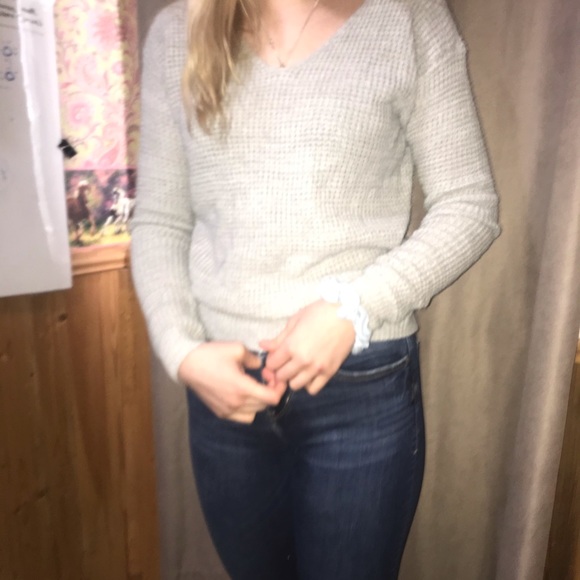 Grey knitted sweater - Picture 3 of 3